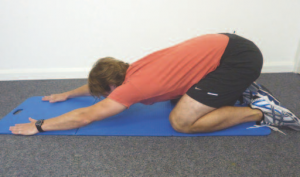 Floor Reach (Back) Stretch